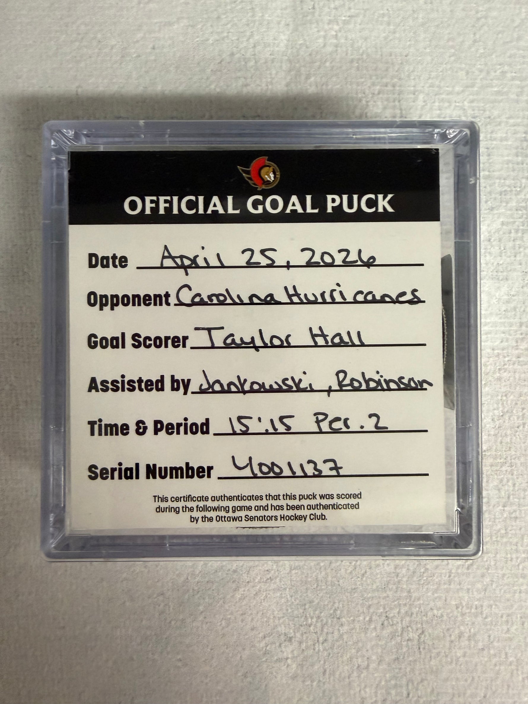 PLAYOFFS Apr 25 Taylor Hall