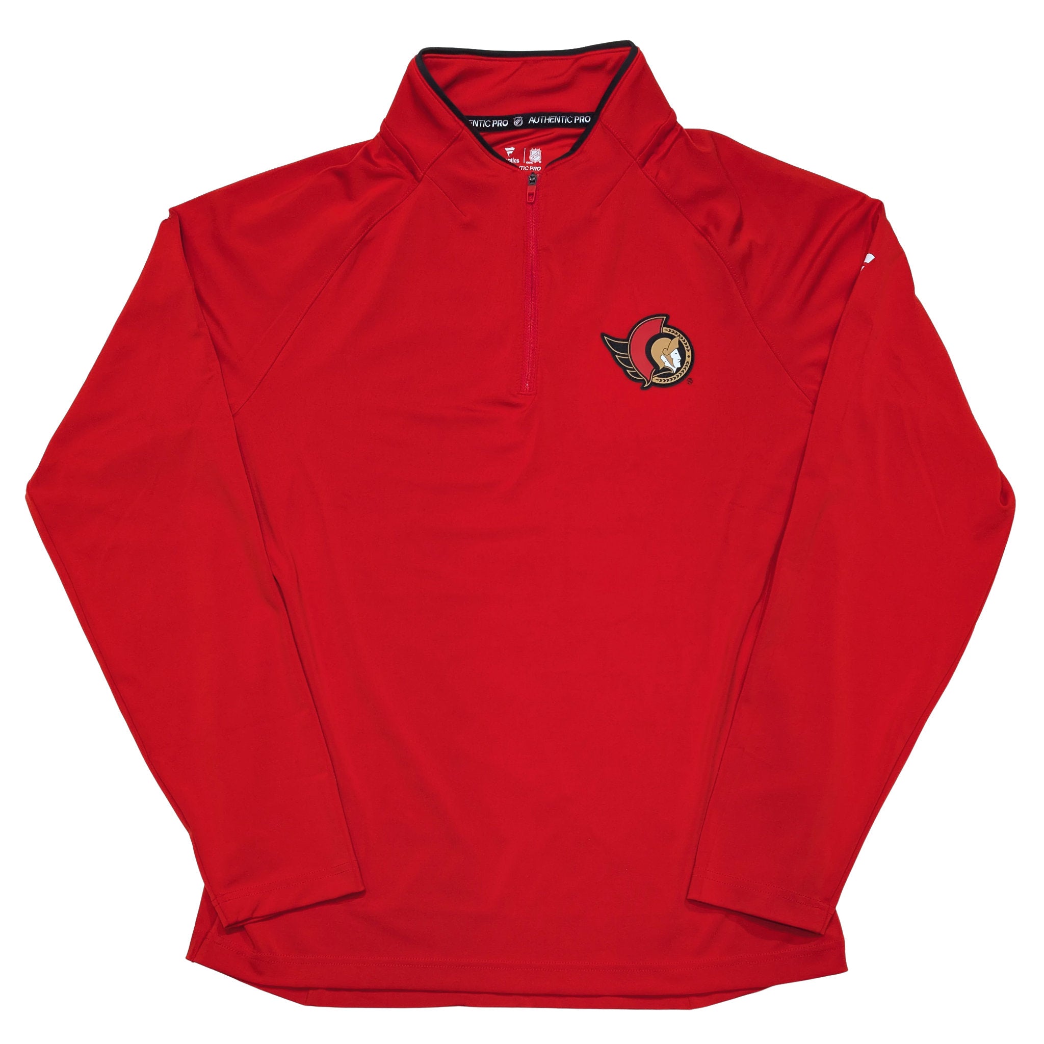 OTTAWA SENATORS AUTHENTIC PRO ALTERNATE POLY FLEECE 1/4 ZIP