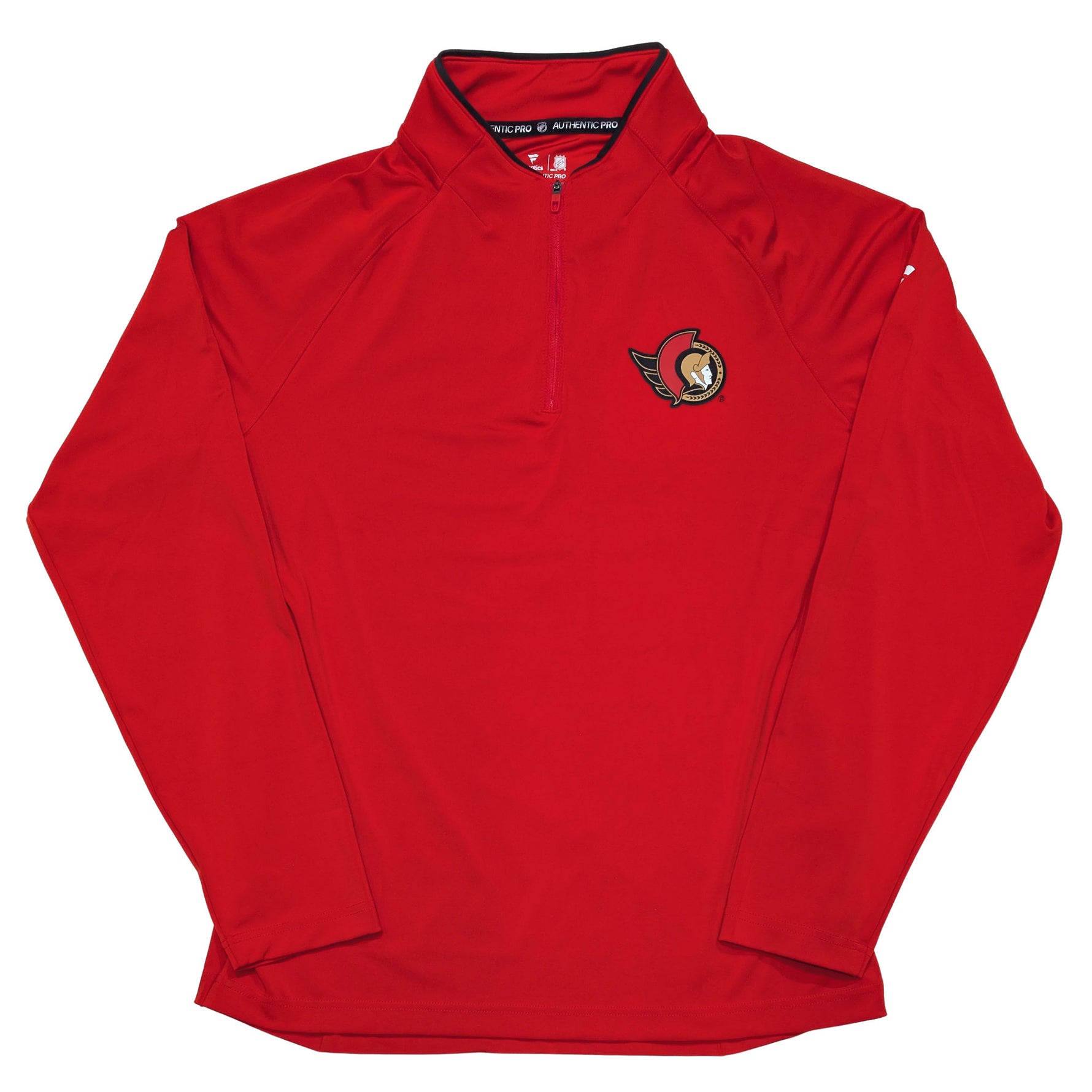 OTTAWA SENATORS AUTHENTIC PRO ALTERNATE POLY FLEECE 1/4 ZIP
