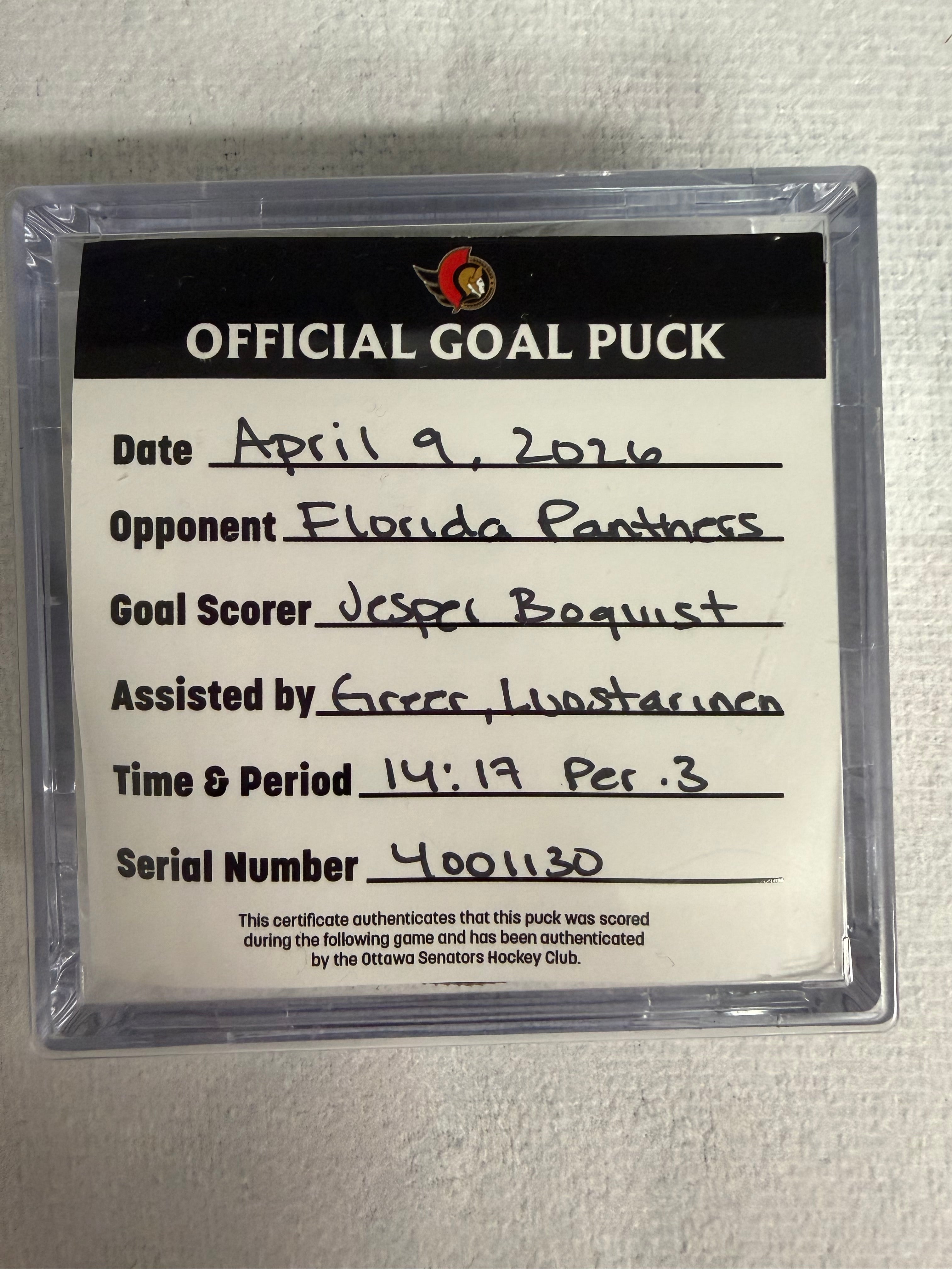 Apr 9 Jesper Boqvist
