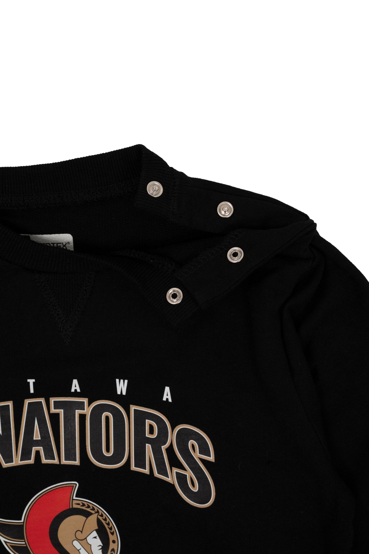 OTTAWA SENATORS TODDLER BLACK FRENCH TERRY CREW