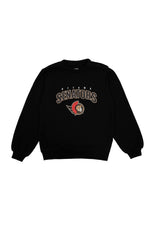 OTTAWA SENATORS TODDLER BLACK FRENCH TERRY CREW