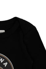OTTAWA SENATORS INFANT BLACK LONG SLEEVE ONESIE