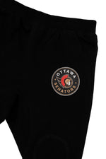 OTTAWA SENATORS TODDLER BLACK FRENCH TERRY PANTS