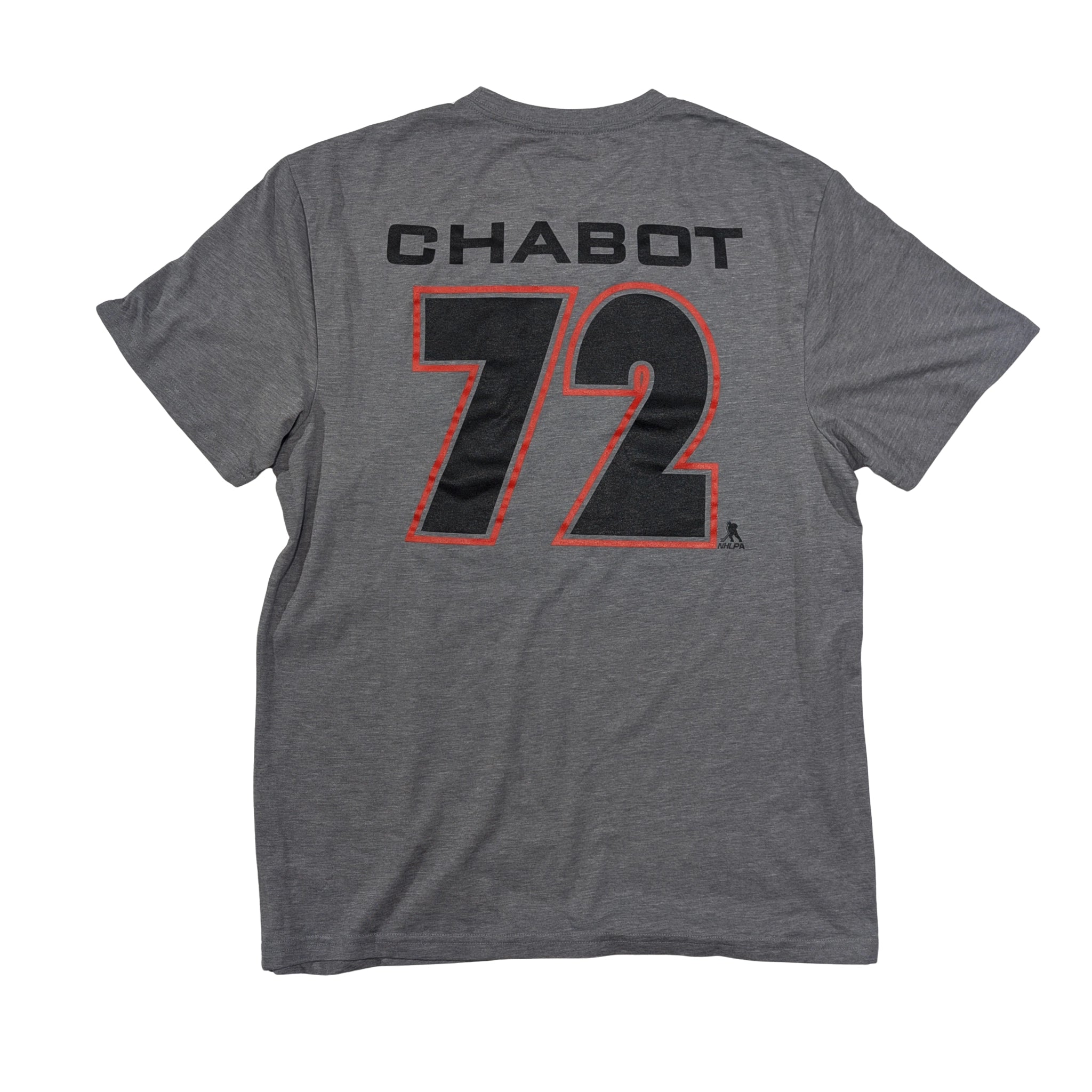 OTTAWA SENATORS CHABOT HOME TOWN NAME & NUMBER TEE