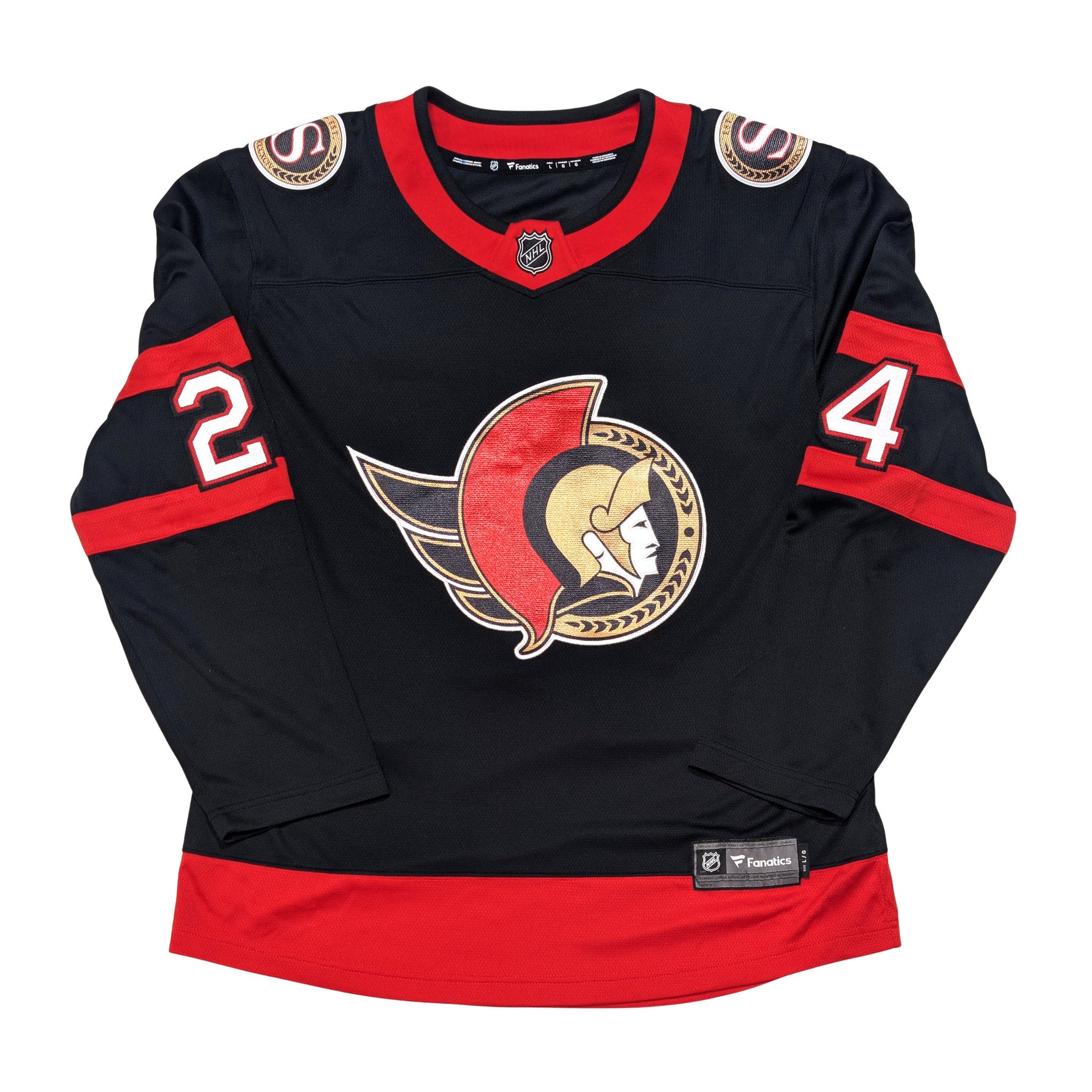 Christian Wolanin Signed Ottawa Senators Fanatics Breakaway Jersey #2