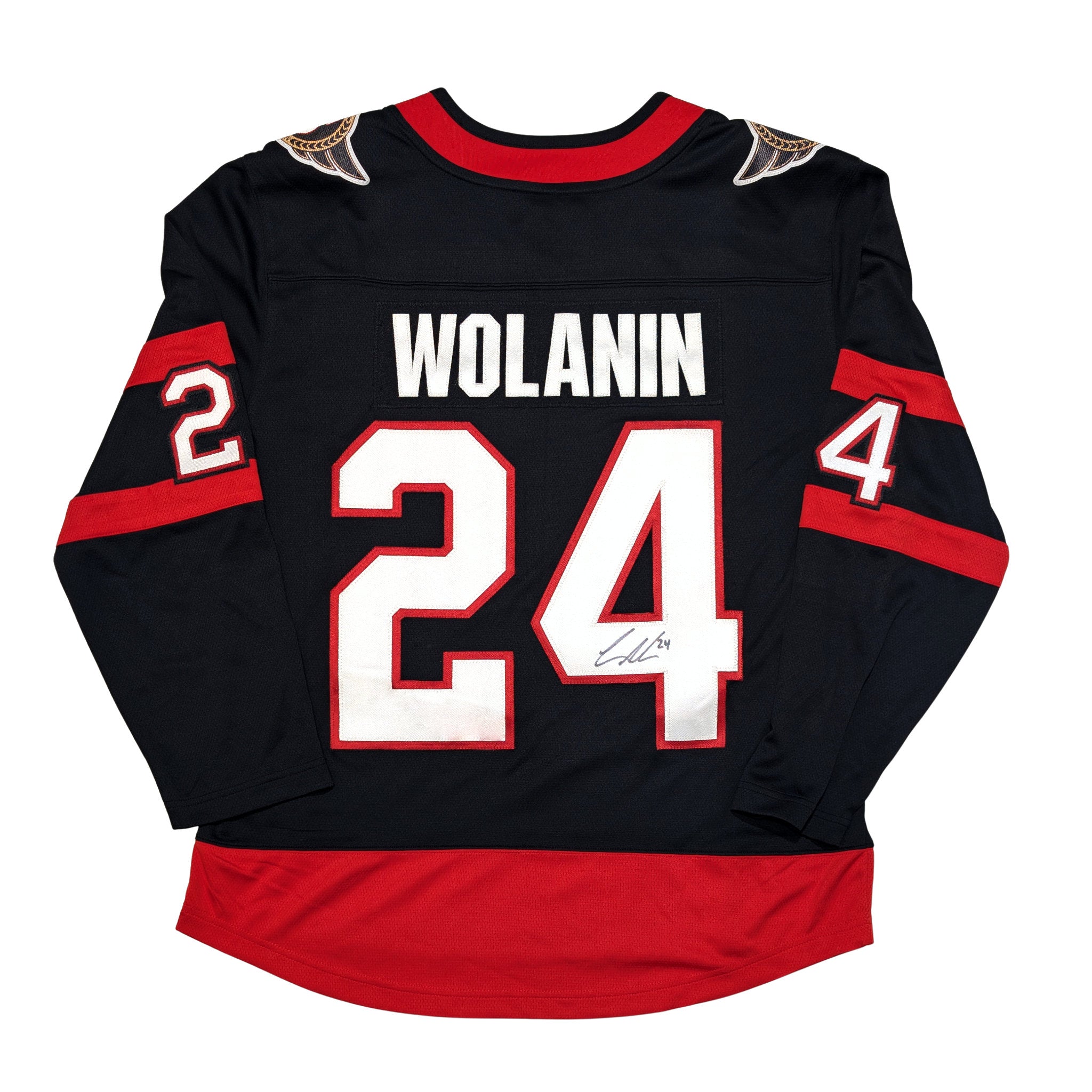 Christian Wolanin Signed Ottawa Senators Fanatics Breakaway Jersey #2