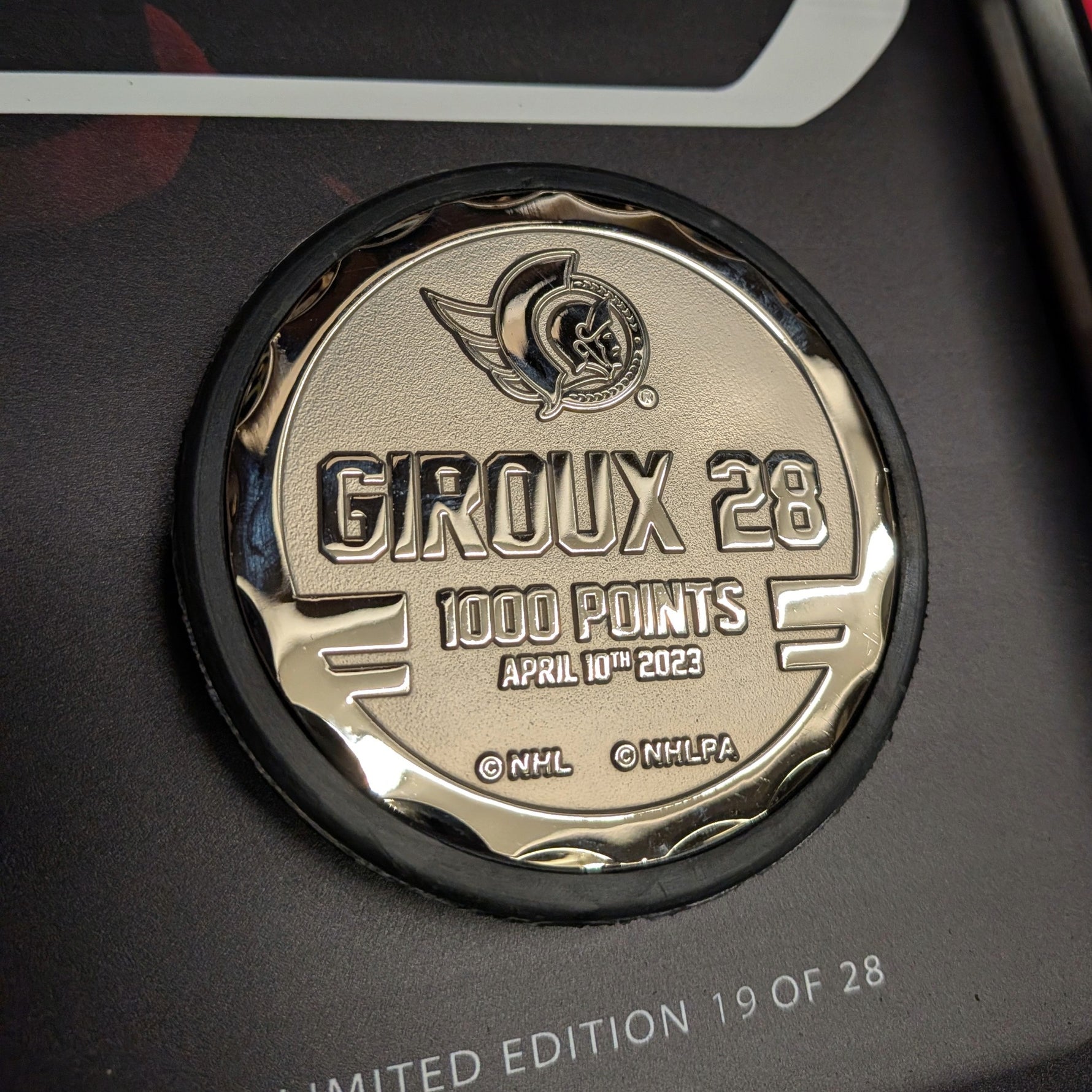 Claude Giroux 1000 Point Limited Edition Autograph Tin