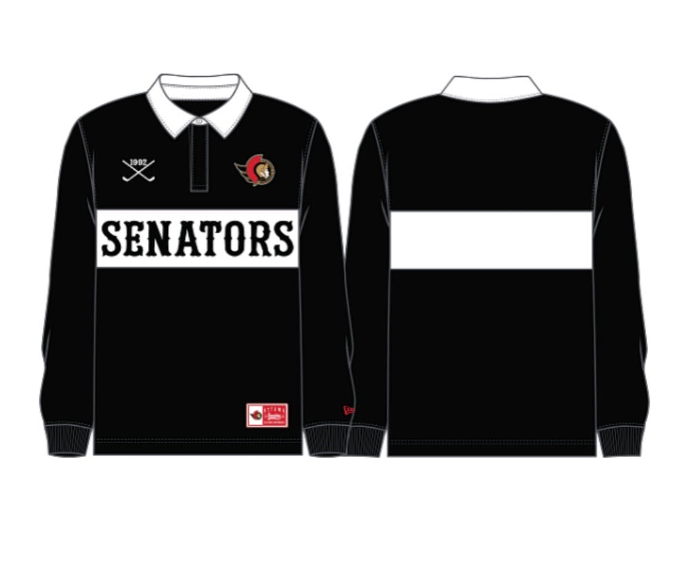 OTTAWA SENATORS RUGBY POLO LONG SLEEVE
