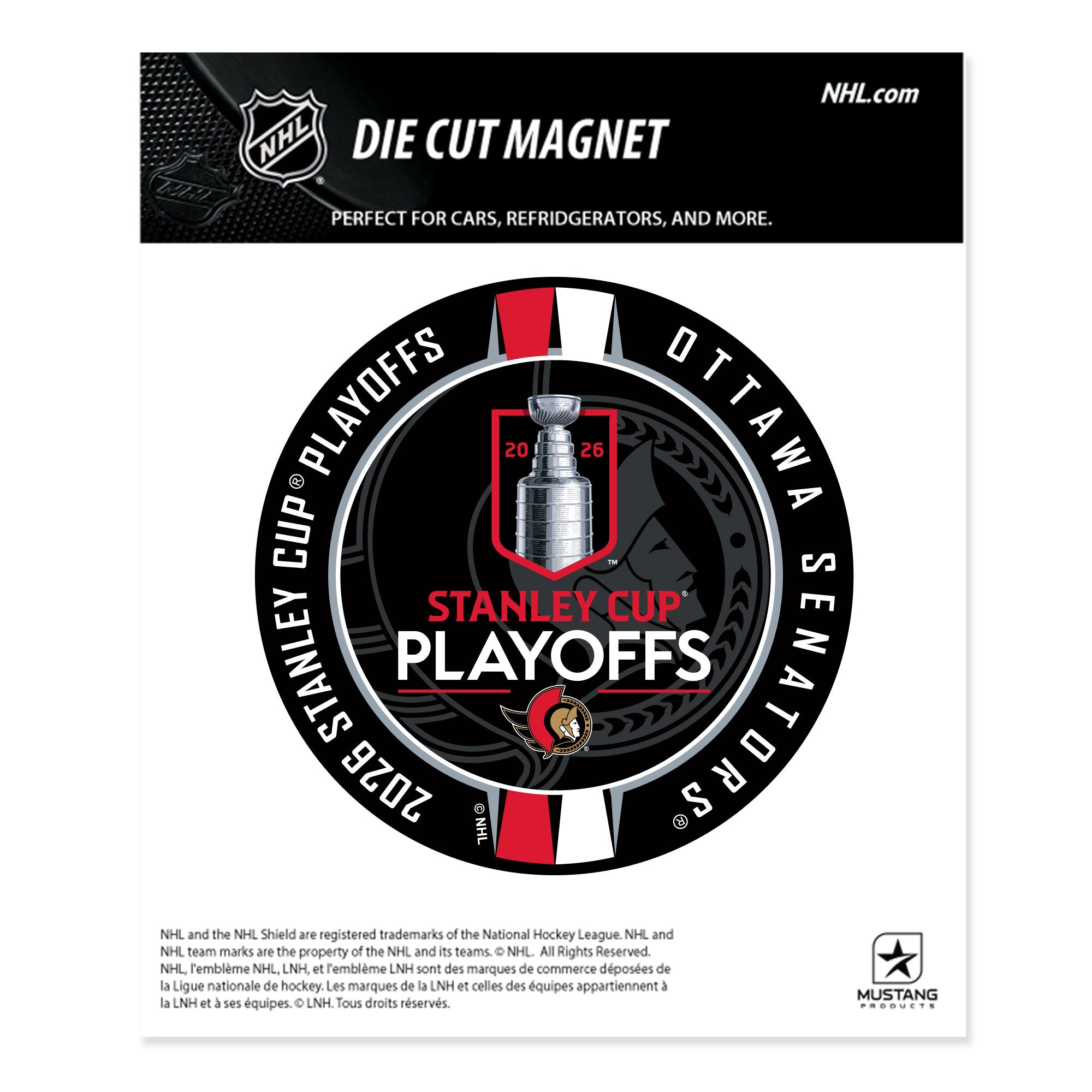 OTTAWA SENATORS 2026 STANLEY CUP PLAYOFFS MAGNET