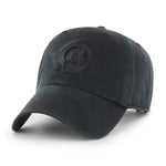 Ottawa Senators Black on Black Clean Up Cap-47 Brand-OttawaTeamShop.ca