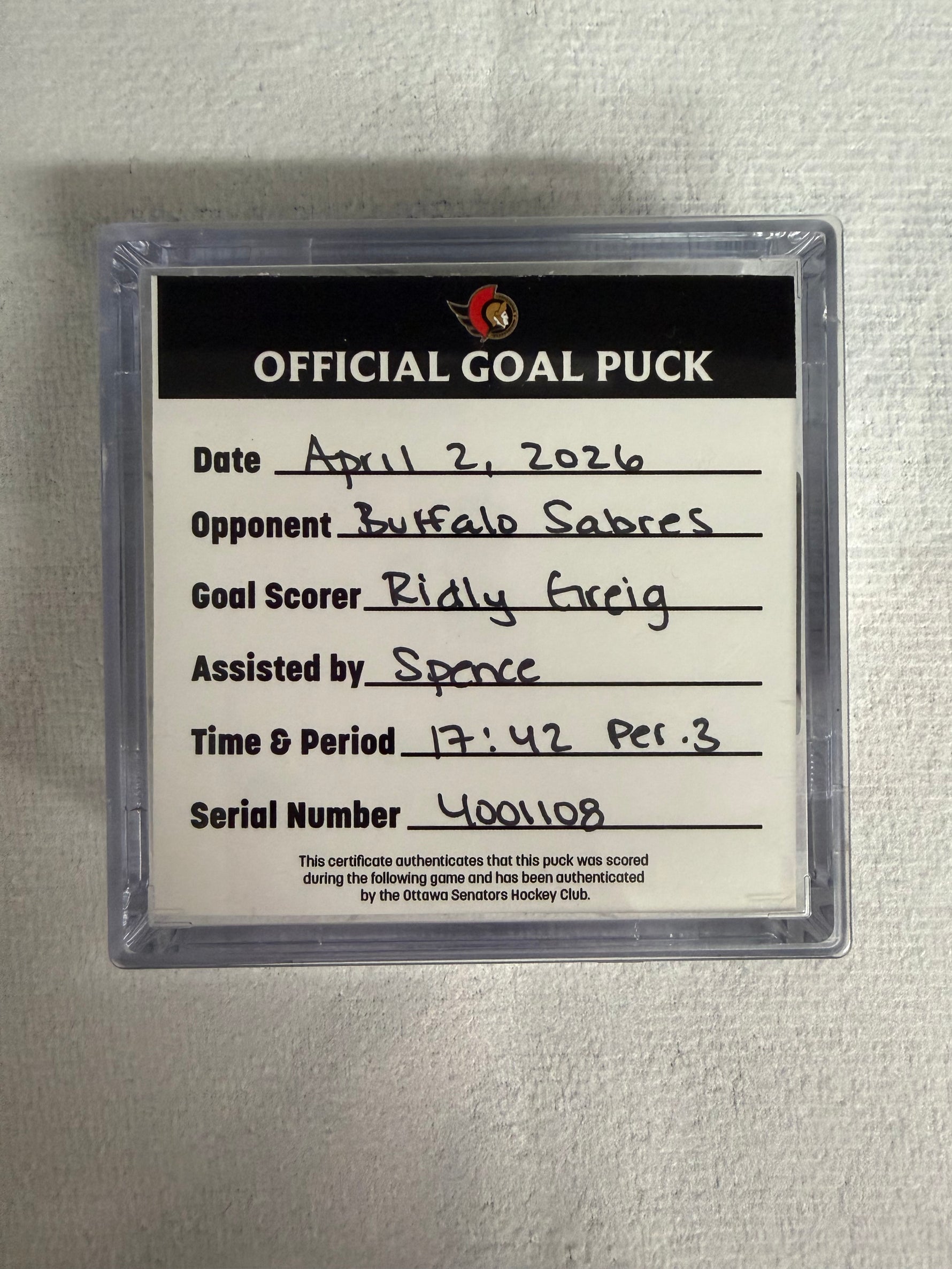 Apr 2 Ridly Greig