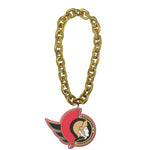 Gold Fan Chain 10 3D Foam Necklace FF
