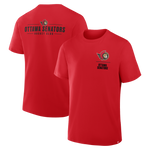 OTTAWA SENATORS FANATICS CRASH LEGACY RED TEE