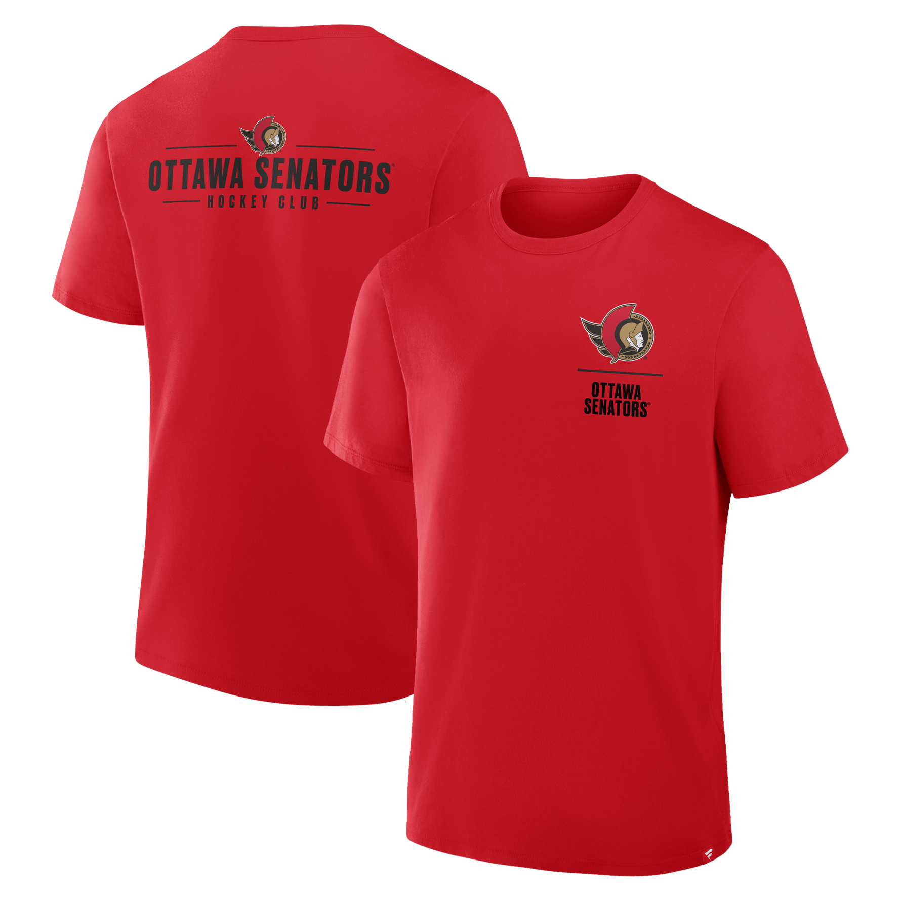 OTTAWA SENATORS FANATICS CRASH LEGACY RED TEE