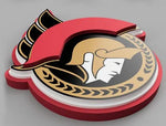 Gold Fan Chain 10 3D Foam Necklace FF