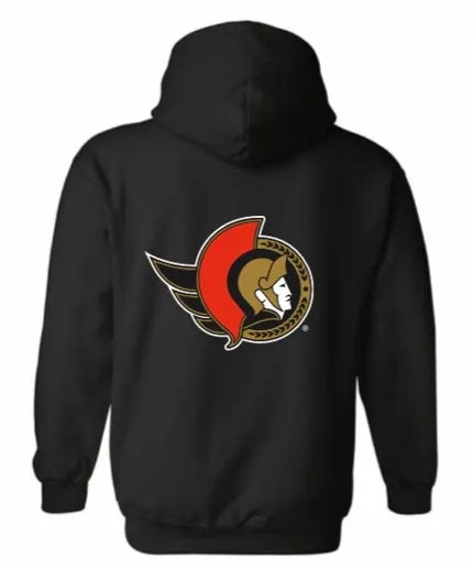 Heart Over Hype Front Logo Hoodie