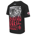 OTTAWA SENATORS WAVY DROP SHOULDER TEE