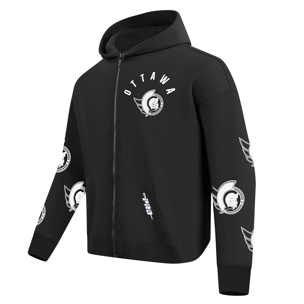 OTTAWA SENATORS ALL PRO DROP SHOULDER ZIP UP HOODIE