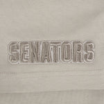 OTTAWA SENATORS NEUTRAL TAUPE DROP SHOULDER PULLOVER HOODIE
