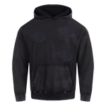 OTTAWA SENATORS WASHED VANGAURD BLACK PULLOVER HOODIE