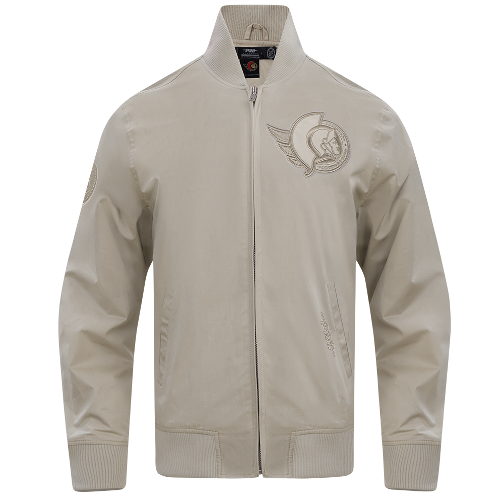 OTTAWA SENATORS NEUTRAL TAUPE TWILL JACKET