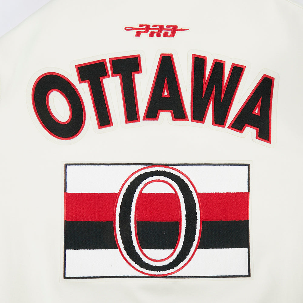 OTTAWA SENATORS PRO GAME DAY OLD LOGO KNIT JACKET
