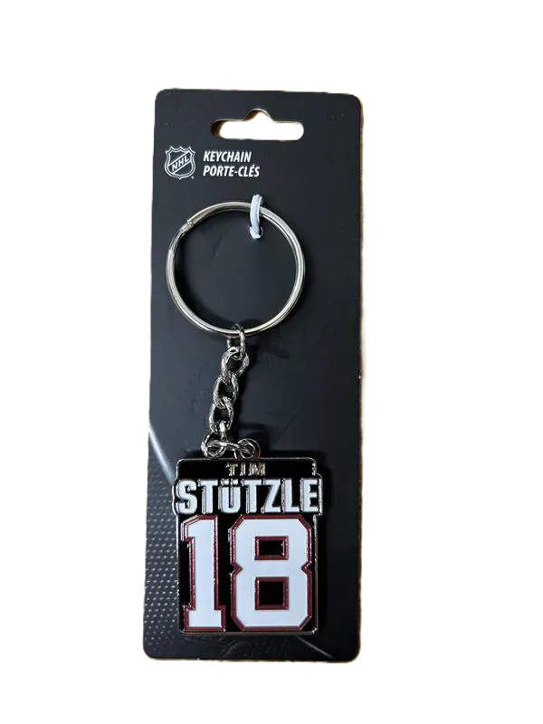OTTAWA SENATORS STÜTZLE KEYCHAIN