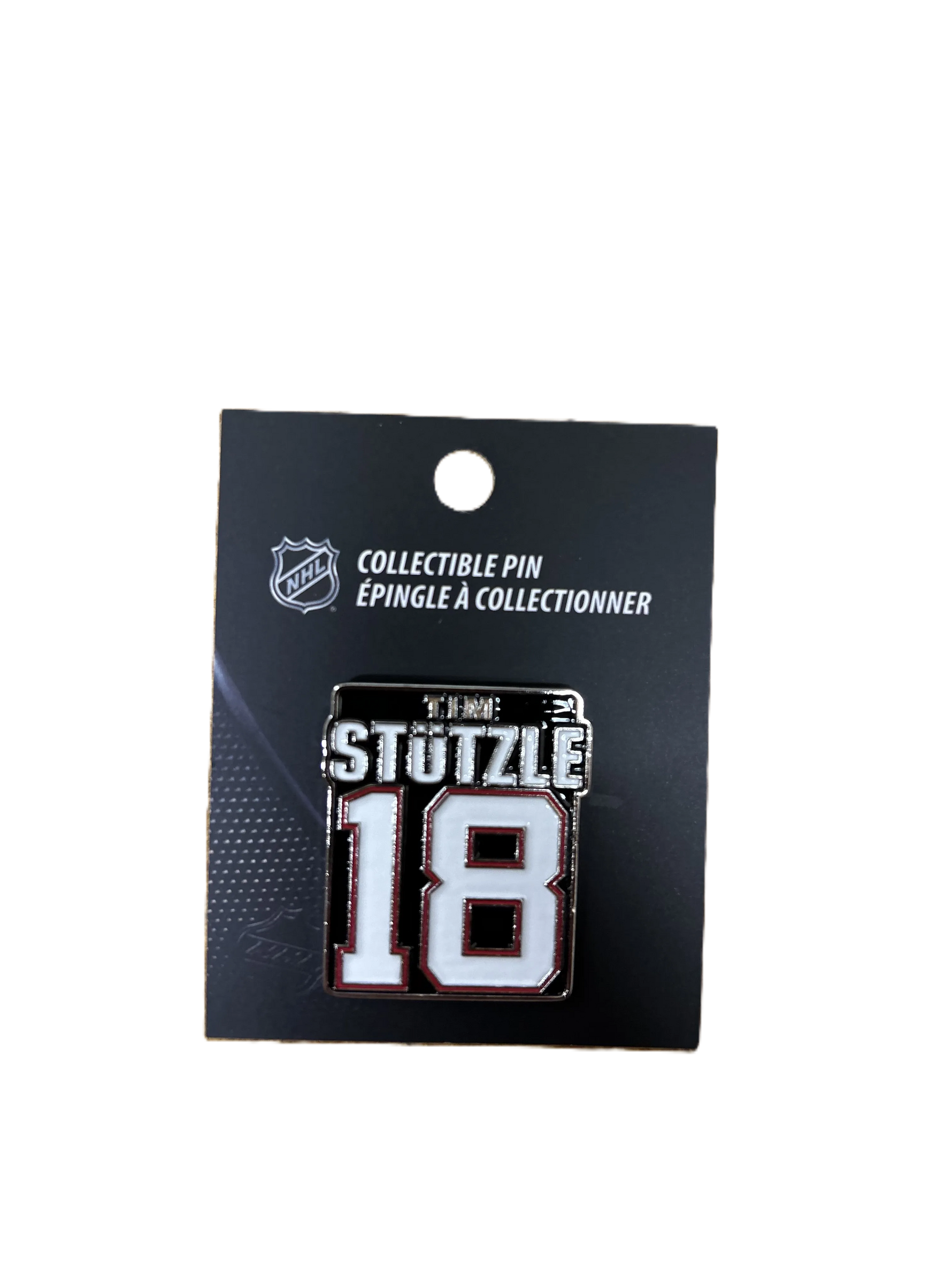 OTTAWA SENATORS STÜTZLE ENAMEL PIN