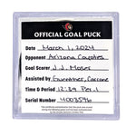 J. J. MOSER - GOAL 2024 PUCK
