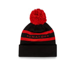 Ottawa Senators Black and Red Pom Toque-New Era-OttawaTeamShop.ca