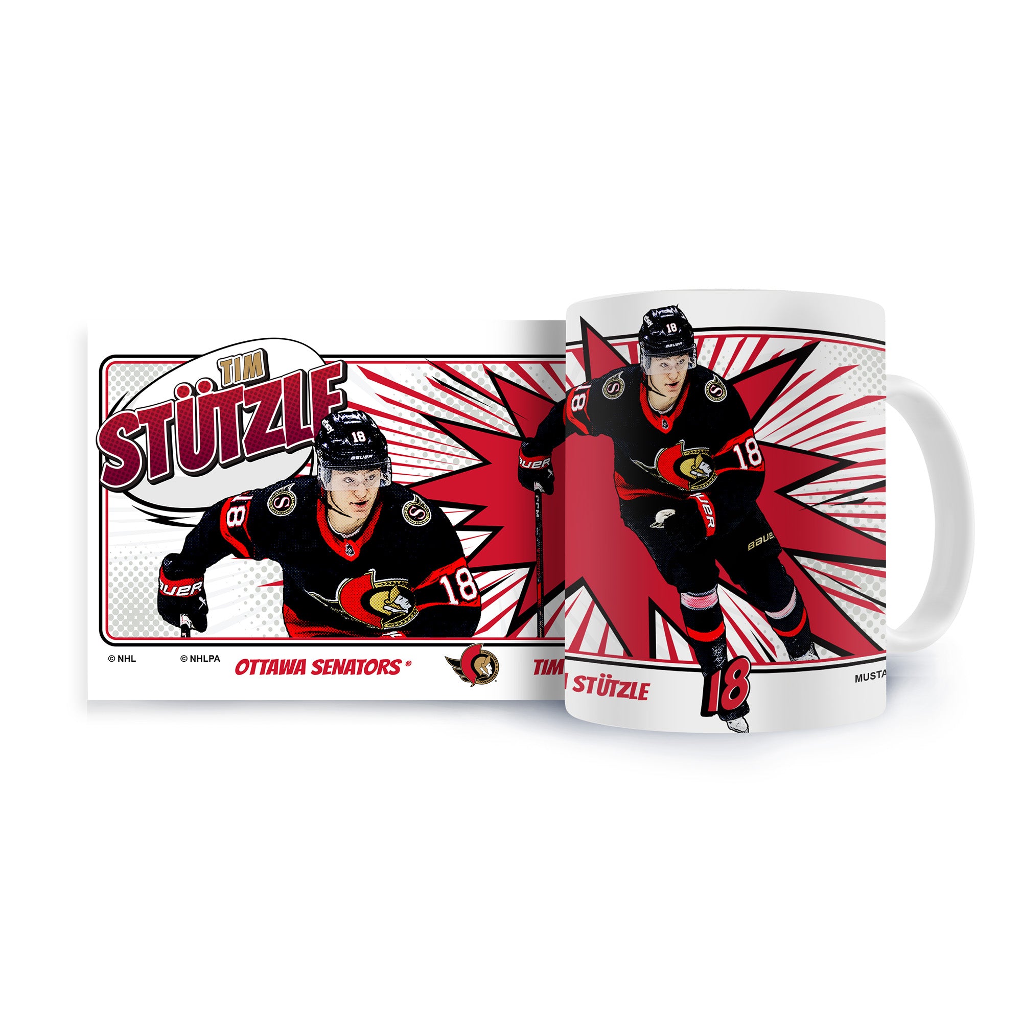 OTTAWA SENATORS KABOOM STÜTZLE PLAYER MUG
