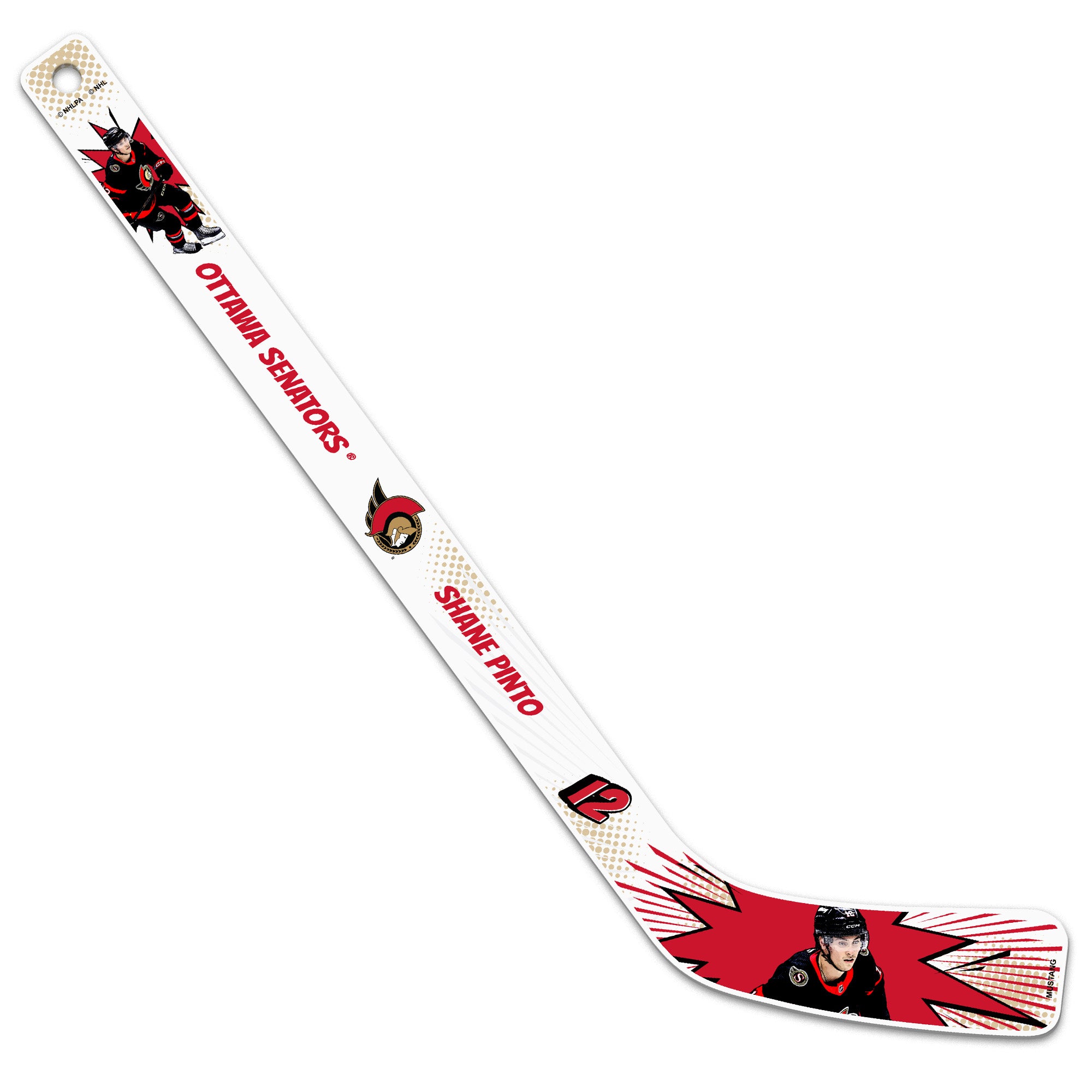 OTTAWA SENATORS KABOOM PINTO PLAYER MINI STICK