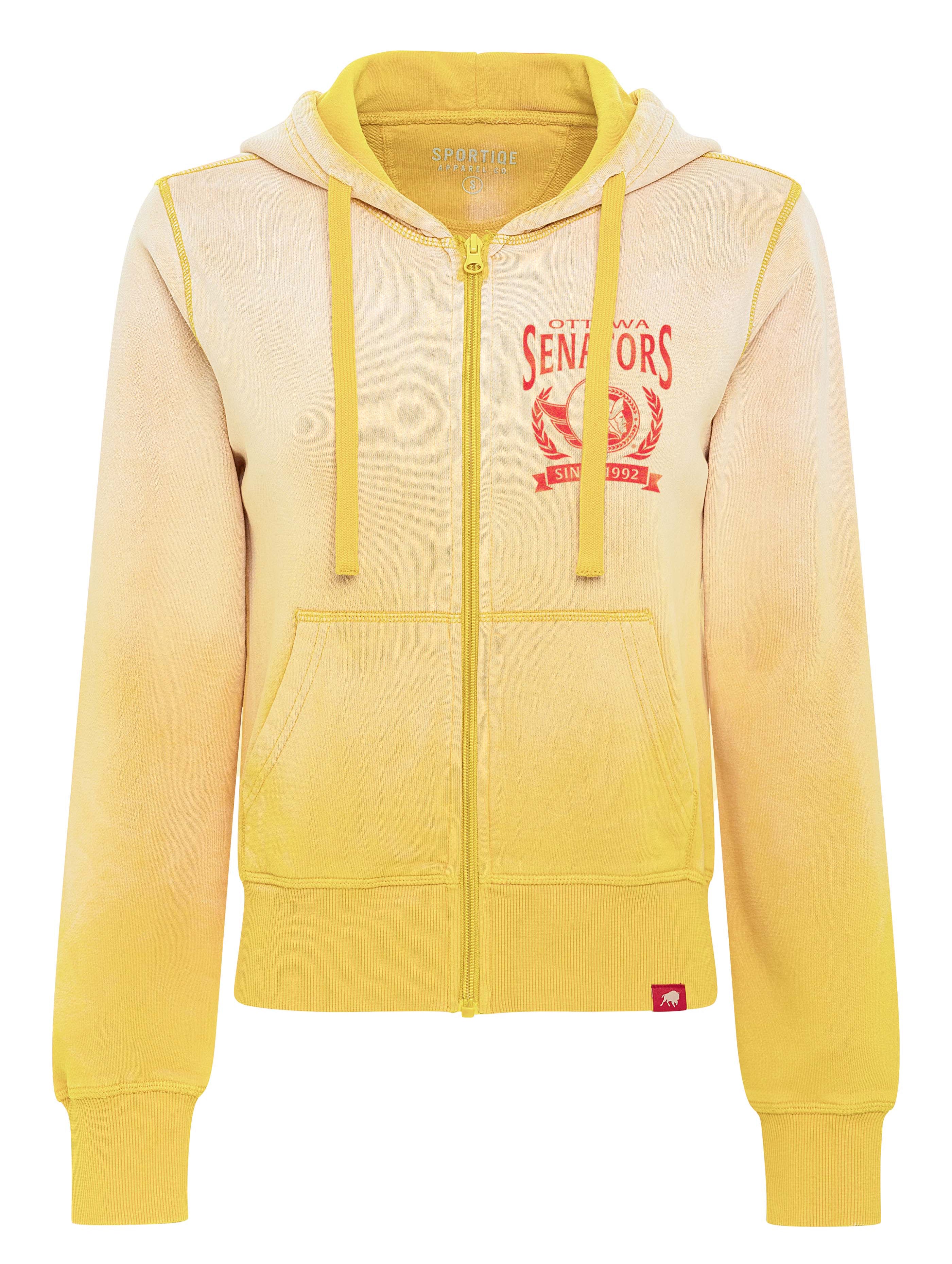 OTTAWA SENATORS Women's Carli Sunrise Sun-Fade Zip Hoodie