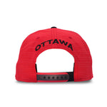OTTAWA SENATORS AUTHENTIC PRO RINK RED FLATBRIM CAP