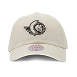 OTTAWA SENATORS FASHION BASICS BROWN AND CREAM DAD CAP