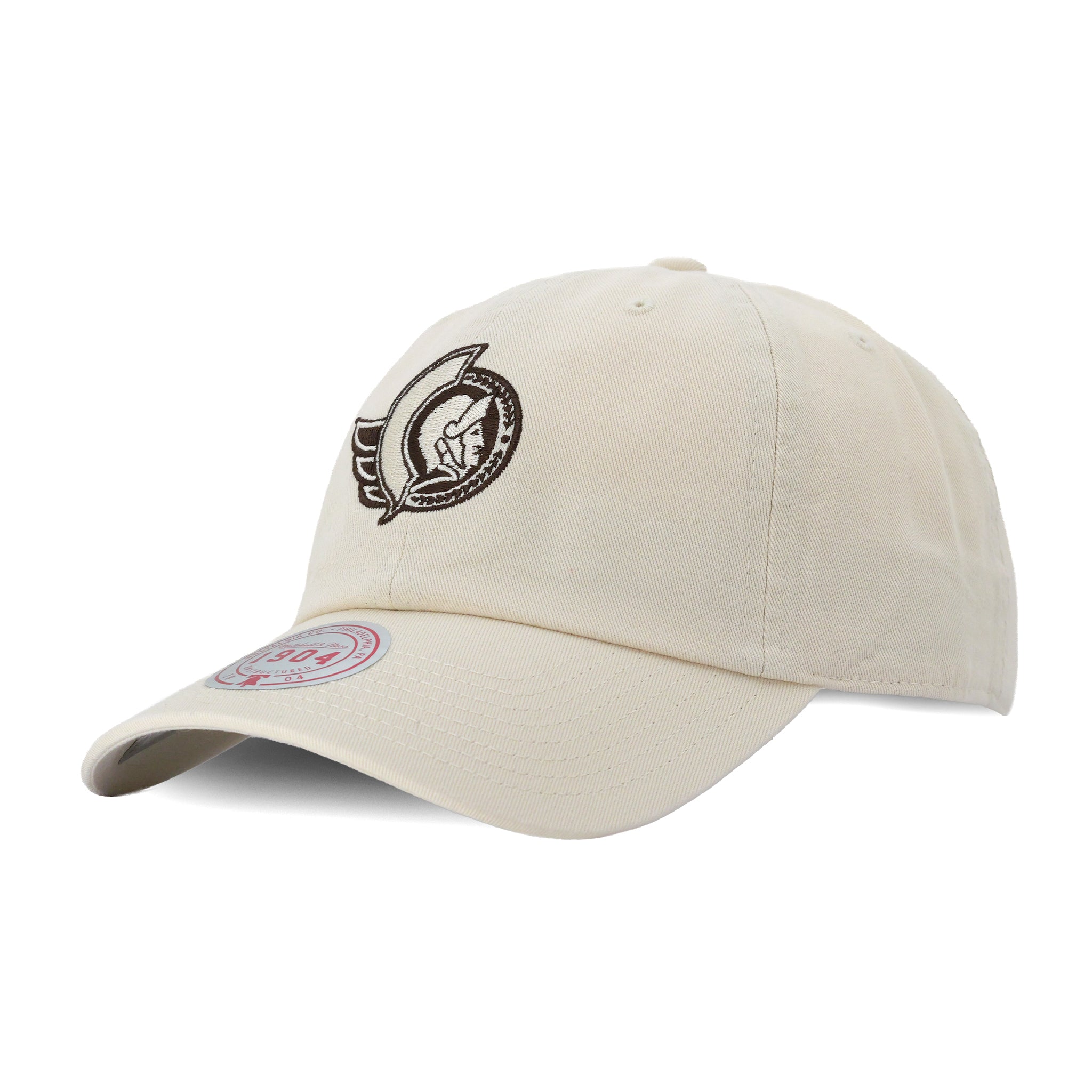 OTTAWA SENATORS FASHION BASICS BROWN AND CREAM DAD CAP