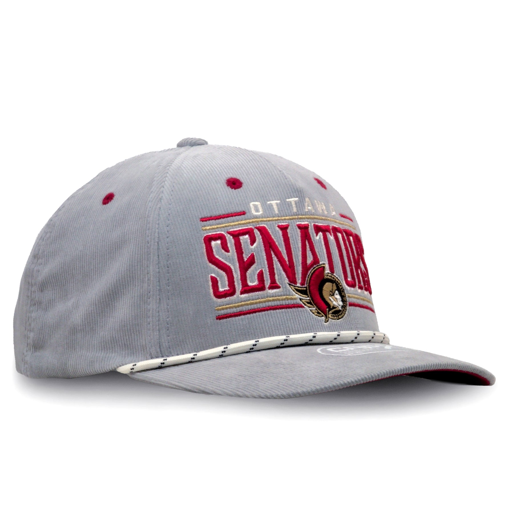 OTTAWA SENATORS GREY PIONEER ROPE CAP