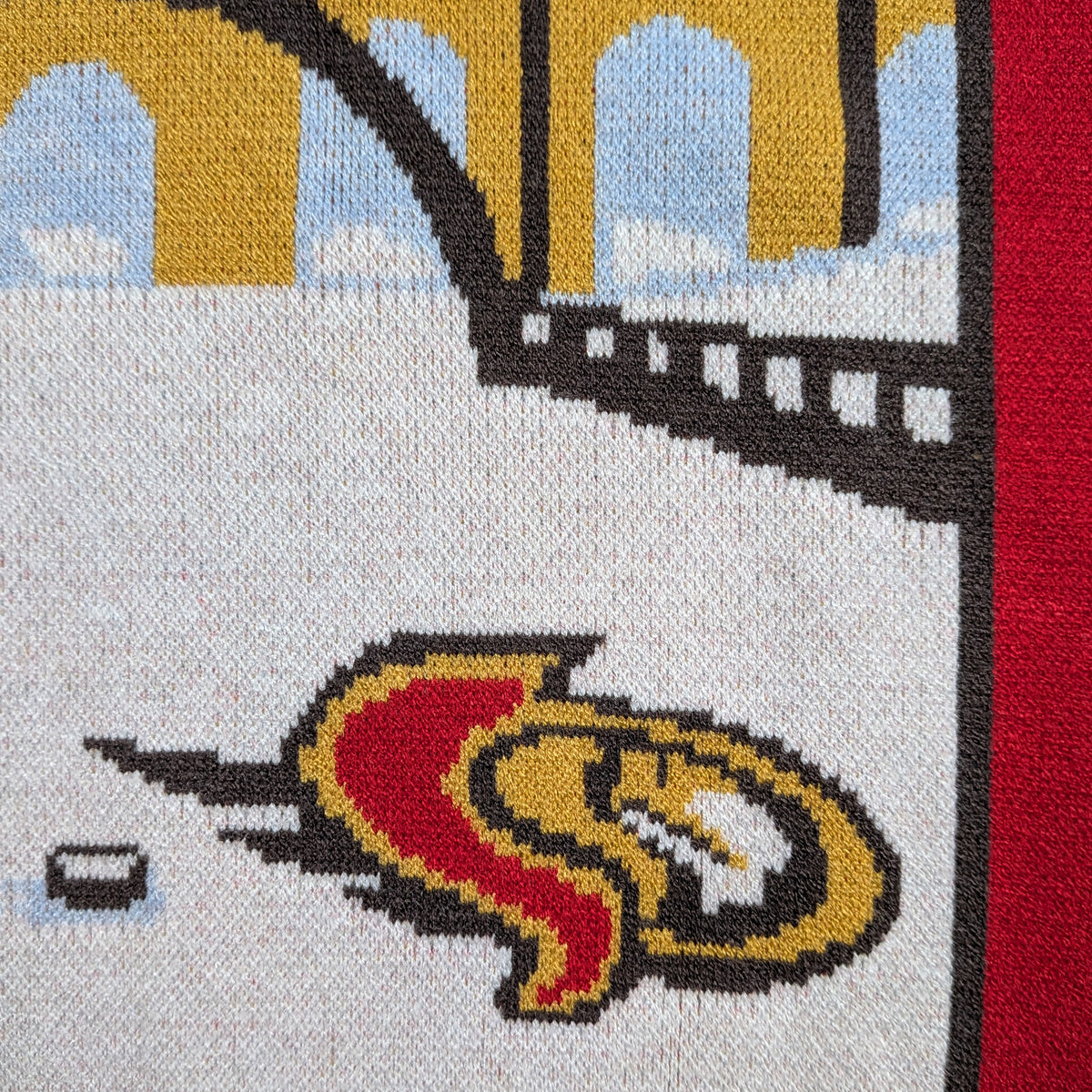OTTAWA SENATORS RED CANAL CREWNECK