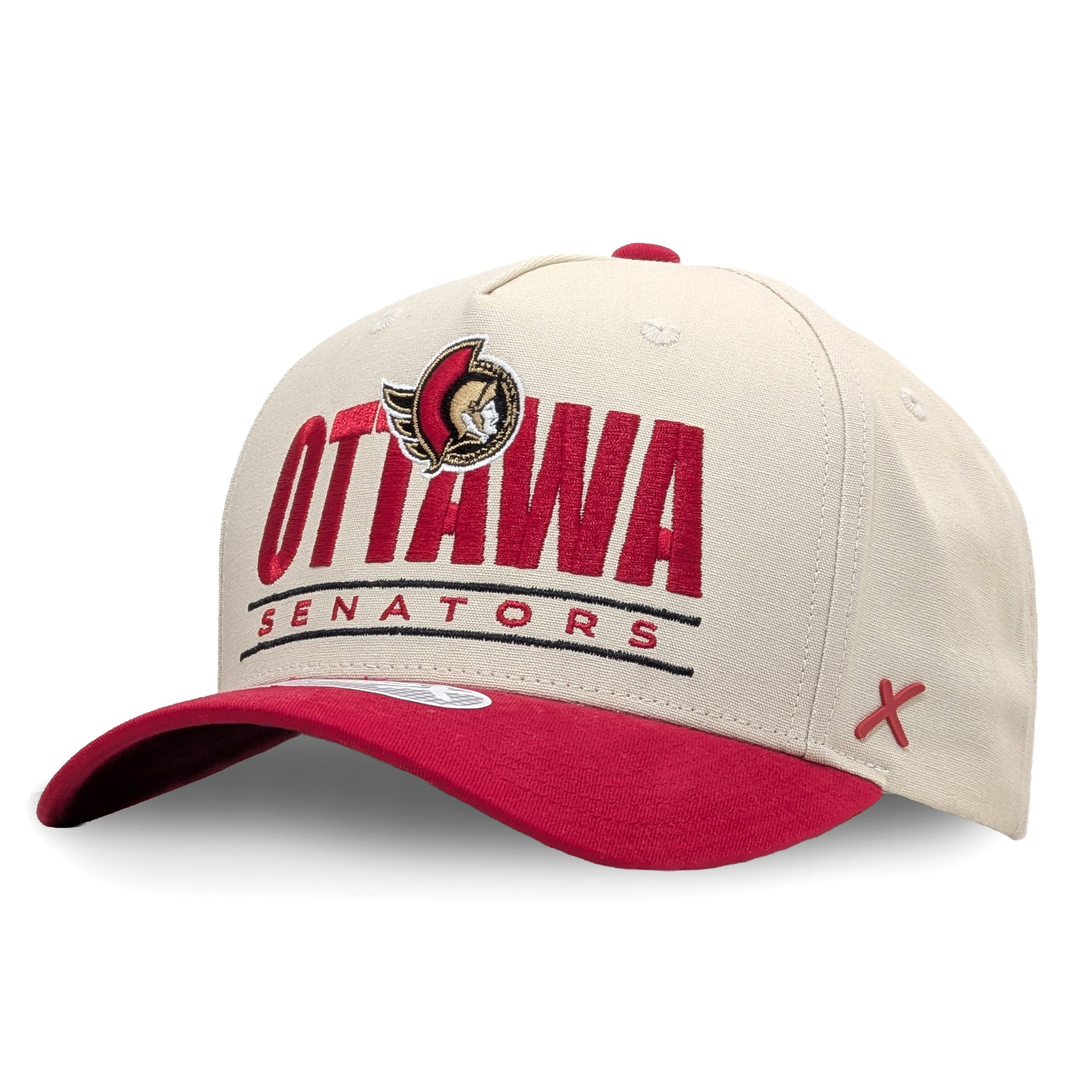 OTTAWA SENATORS RED & CREAM IMPACT CAP