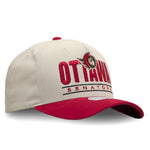 OTTAWA SENATORS RED & CREAM IMPACT CAP