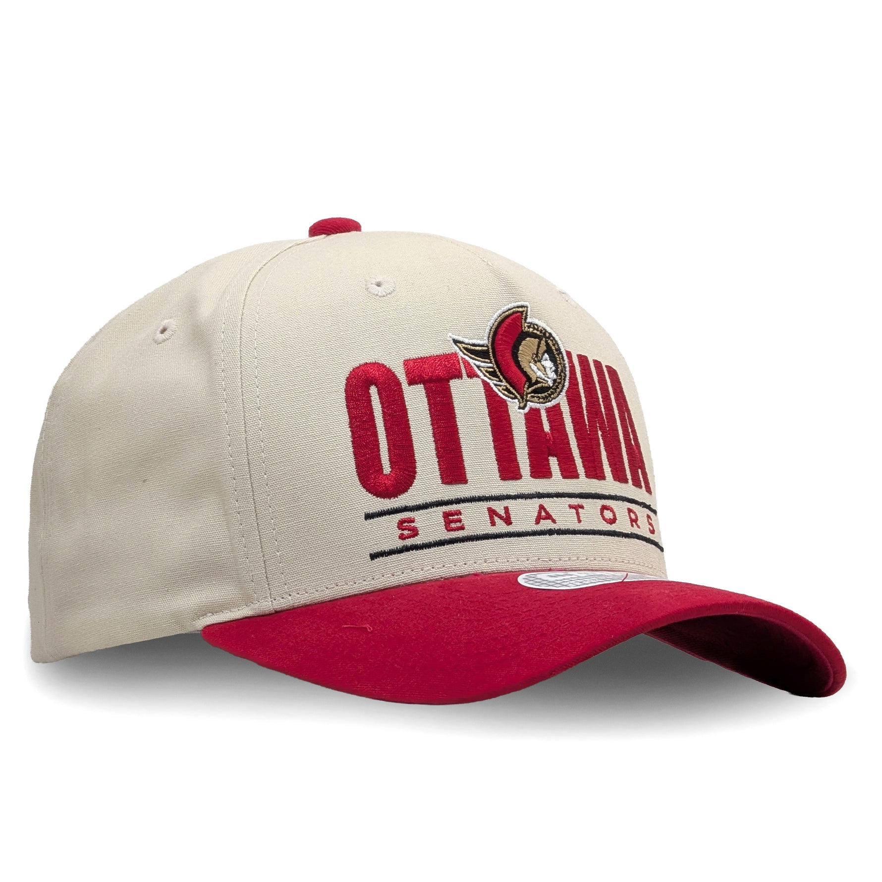 OTTAWA SENATORS RED & CREAM IMPACT CAP