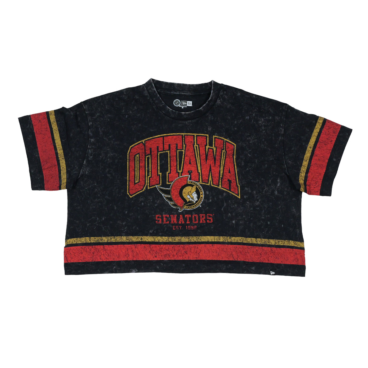 OTTAWA SENATORS WOMENS CROPPED ALTERNATE TEE