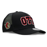OTTAWA SENATORS WOMEN'S BLACK OTT 9FORTY M-CROWN SCORE ADJUSTABLE CAP