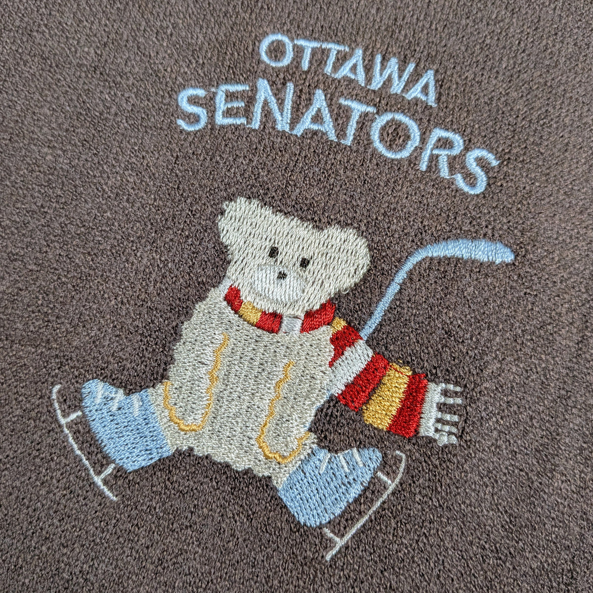 OTTAWA SENATORS WOMEN'S POLAR BEAR 1/4 ZIP