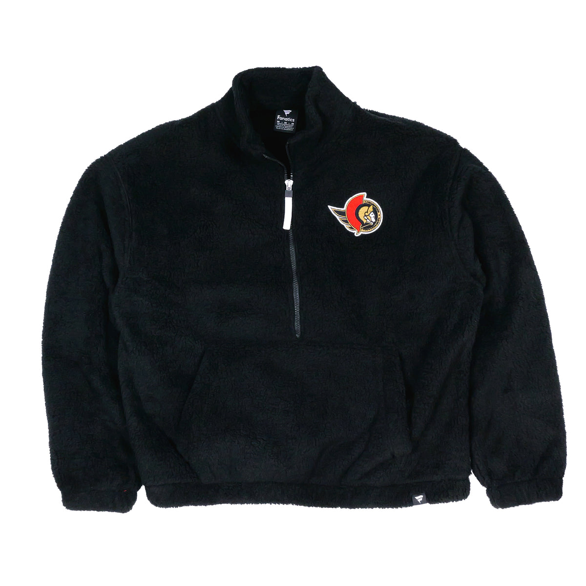 OTTAWA SENATORS WOMEN'S SHERPA 1/4 ZIP