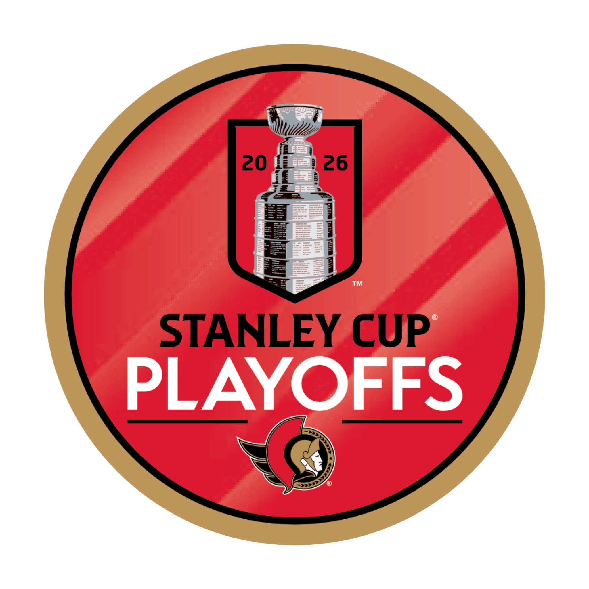 OTTAWA SENATORS 2026 STANLEY CUP PLAYOFFS LOCK UP PUCK