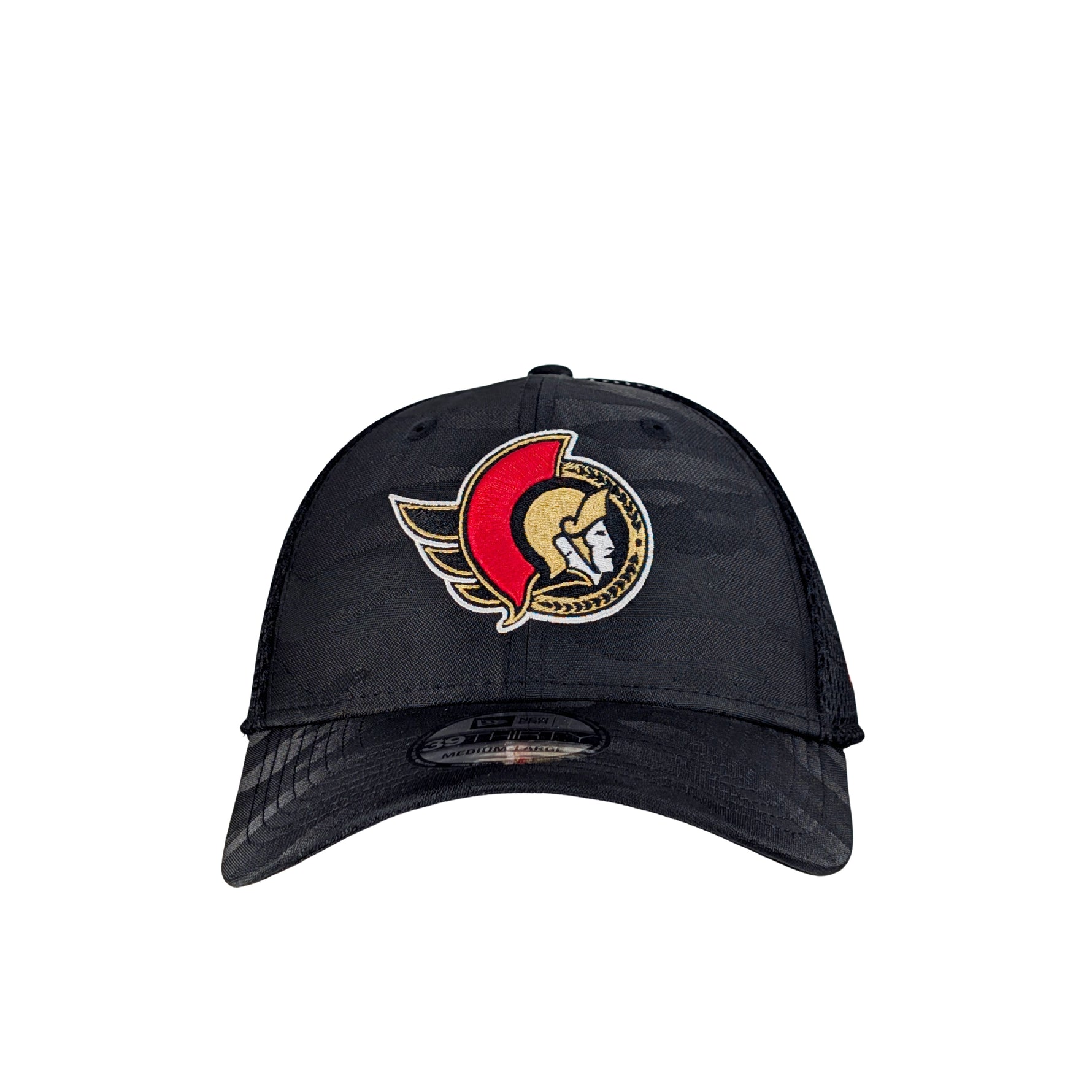OTTAWA SENATORS 39THIRTY BLACK CAMO STRETCH FIT CAP