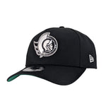OTTAWA SENATORS 9FORTY BLACK AND WHITE ADJUSTABLE CAP