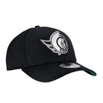 OTTAWA SENATORS 9FORTY BLACK AND WHITE ADJUSTABLE CAP